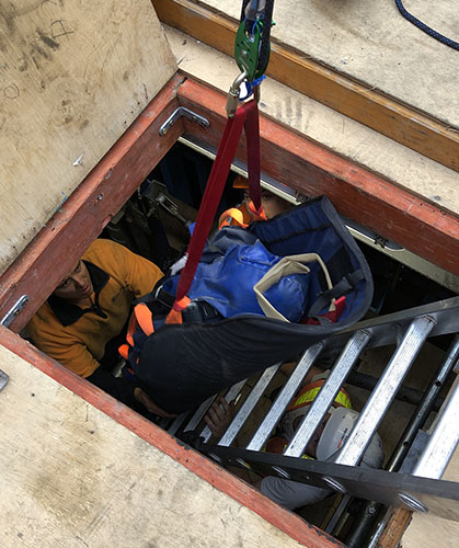 Jump form rescue
